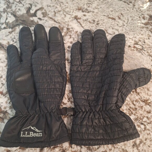 L. L. Bean Black  Gloves size M - Picture 1 of 5